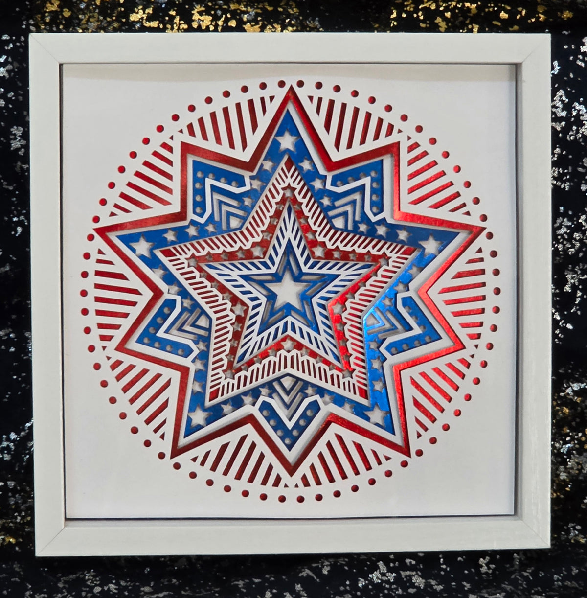 Stars & Stripes Shadow Box