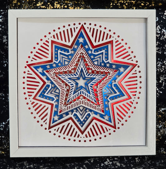 Stars & Stripes Shadow Box