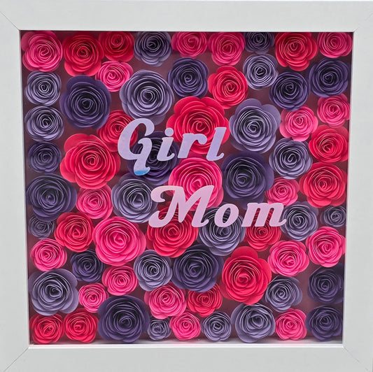 Girl Mom Shadow Box